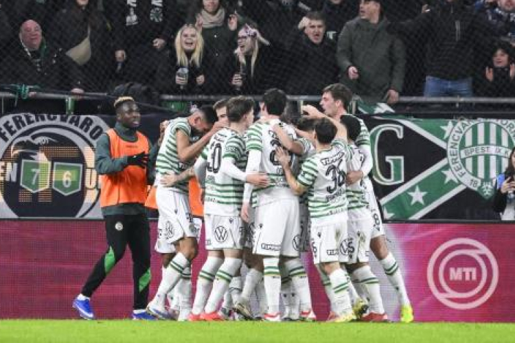 Labdarúgó NB I - A Ferencváros nyerte a 246. fővárosi rangadót